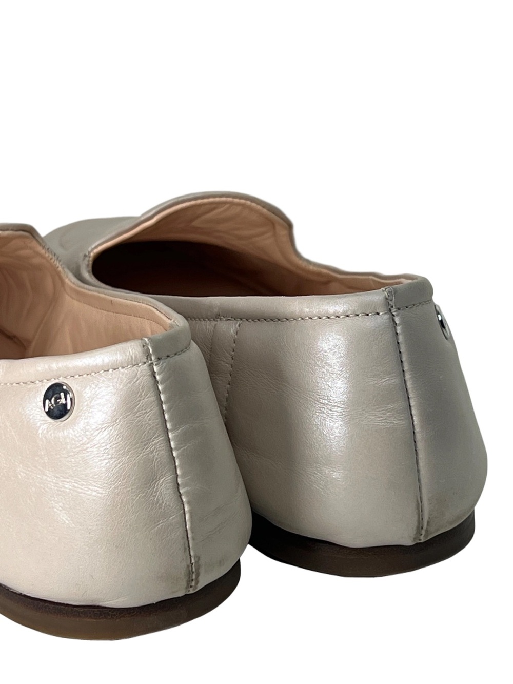 AGL Cher Stitch Leather Penny Loafer Pearl Leather Slip-On Shoes EU 40 - Picture 9 of 13